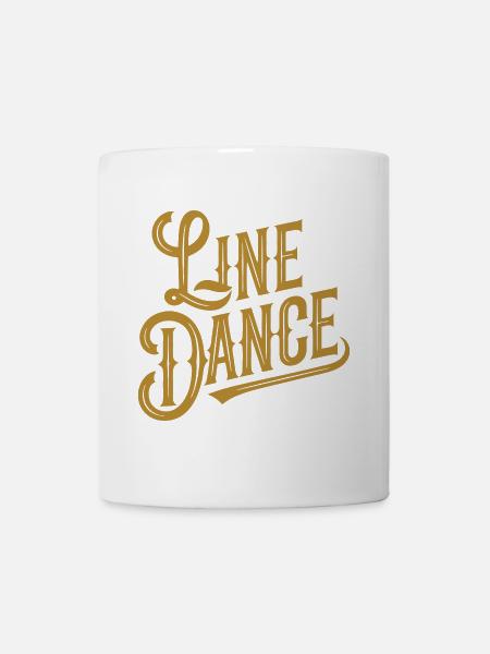 Line Dance mein Hobby - meine Passion - mein Ding - Tasse - Weiß