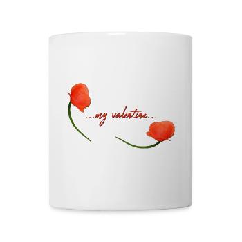 my valentine Valentin - Tasse - Weiß - Vorne