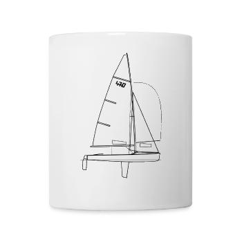 470er Riss - Tasse - Weiß - Vorne