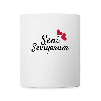 Ich liebe dich auf türkisch - Tasse - Weiß - Vorne