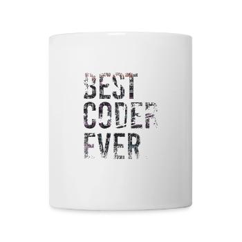 Best Coder Ever Coding - Tasse - Weiß - Vorne