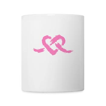 Herz Knoten - Tasse - Weiß - Vorne