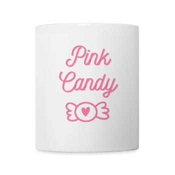 Rosa Süßigkeiten - Tasse - Weiß - Vorne