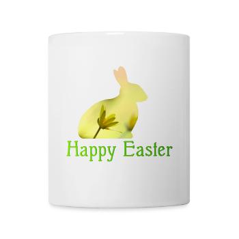 Happy Easter - Tasse - Weiß - Vorne