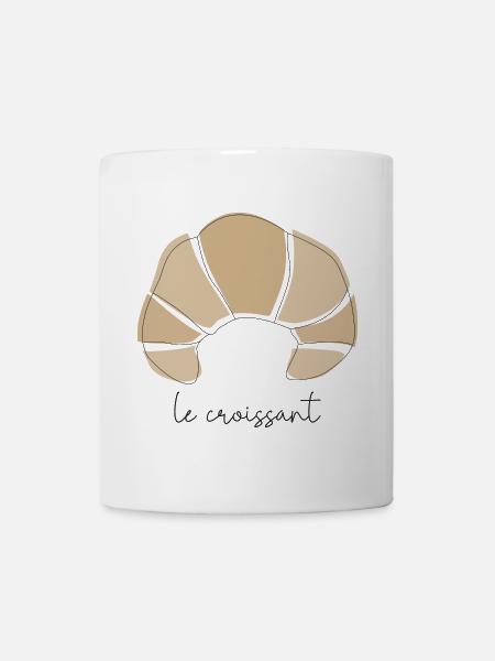 Croissant³. - Tasse - Weiß