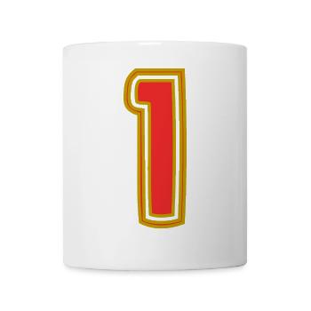 1. 1 JAHR. 1. JAHRESTAG. 1 JAHR GEBURTSTAG - Tasse - Weiß - Vorne