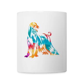 Geschmeidiger Windhund Rennsport - Tasse - Weiß - Vorne