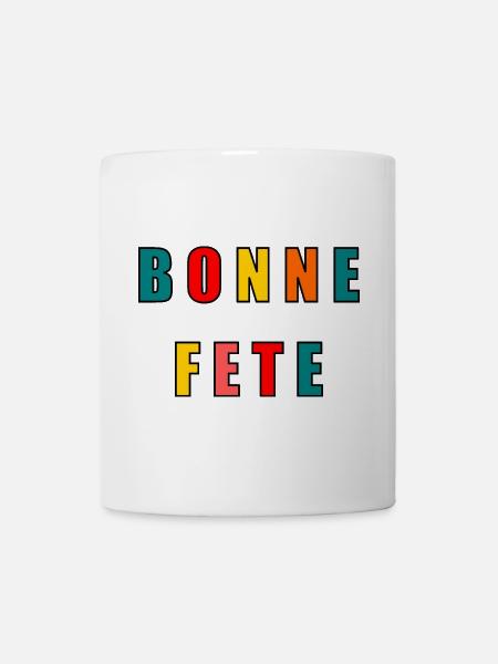 FÊTE DES MÈRES. BONNE FÊTE MAMAN. MAMAN - Mug blanc - blanc