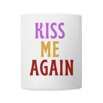 Küss mich wieder - LIEBE! - Tasse - Weiß - Vorne