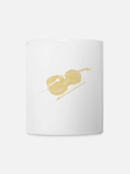 Leidenschaftlicher Cellist Orchester - Tasse - Weiß