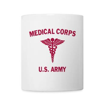 AVM WW2 USA MEDICAL CORPS US Flagge ROT - Tasse - Weiß - Vorne