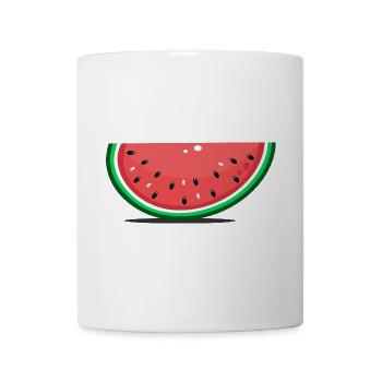 Wassermelone Design Scheibe - Tasse - Weiß - Vorne