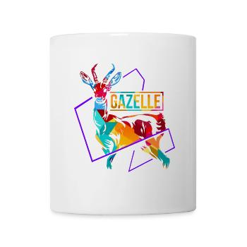 Flinke Gazelle Wüstenantilope - Tasse - Weiß - Vorne
