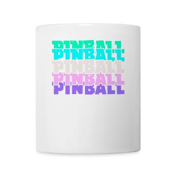 Pinball Arcade Spiele Videospiel Spiele Gamer - Tasse - Weiß - Vorne