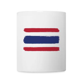 Thailand flag used look - Mug - white - Front