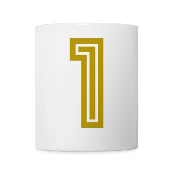 1. 1 JAHR. 1. JAHRESTAG. 1 JAHR GEBURTSTAG - Tasse - Weiß - Vorne