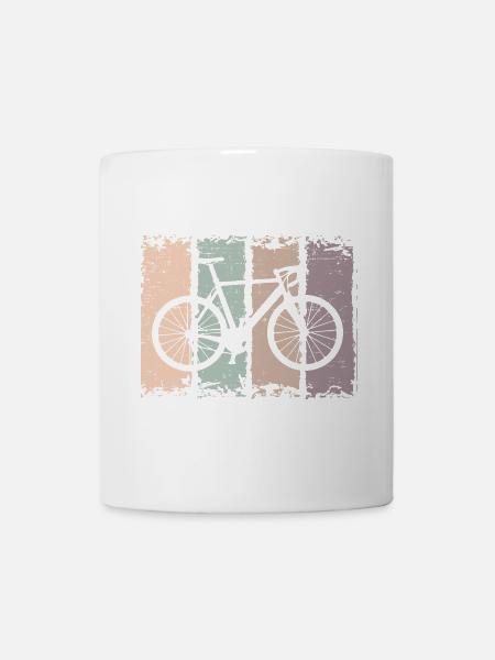 Fahrrad - Tasse - Weiß