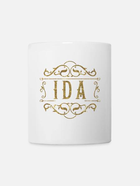 Ida gold - Tasse - Weiß