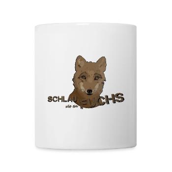 Fuchs schlauer Fuchs schlau schlauer wie ein Fuchs - Tasse - Weiß - Vorne
