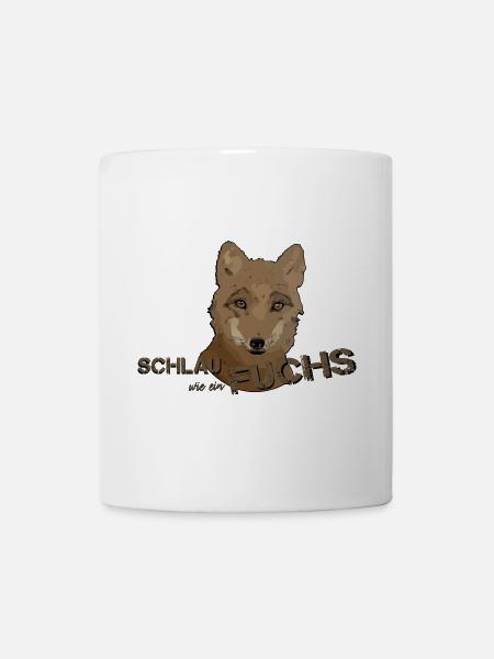 Fuchs schlauer Fuchs schlau schlauer wie ein Fuchs - Tasse - Weiß