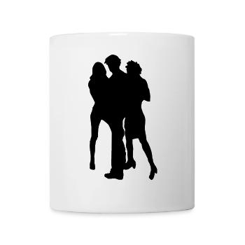 blond girls - Tasse - Weiß - Vorne