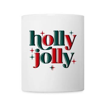 Holly Jolly Xmas - Tasse - Weiß - Vorne