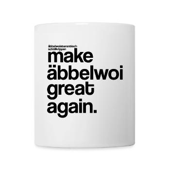 make äbbelwoi great again - Tasse - Weiß - Vorne