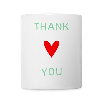 VIELEN DANK. DANKE. VIELEN DANK. JAHRESTAG. GEBURT. - Tasse - Weiß - Vorne