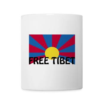 free tibet - Tasse - Weiß - Vorne