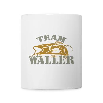 Team Waller - Wels fischen - Tasse - Weiß - Vorne