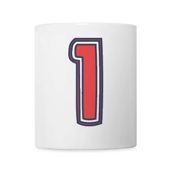 1. 1 JAHR. 1. JAHRESTAG. 1 JAHR GEBURTSTAG - Tasse - Weiß - Vorne