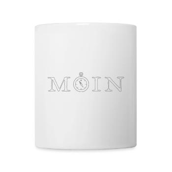 Moin - Tasse - Weiß - Vorne