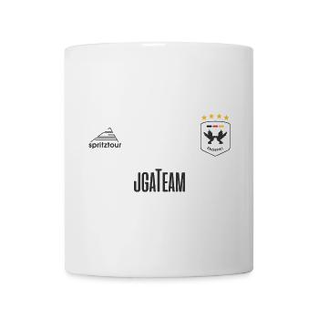 JGA - Trikot - JGA TEAM - Dunkle Schrift - Tasse - Weiß - Vorne