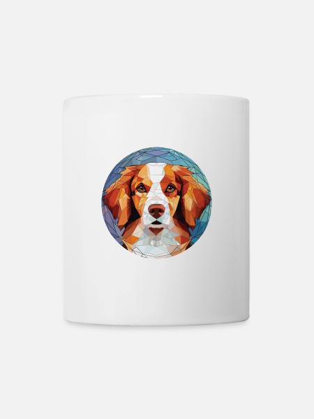 Kooikerhondje Hunderasse Aquarell Illustration - Tasse - Weiß