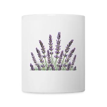 Lavendel Lavendelhalme - Tasse - Weiß - Vorne
