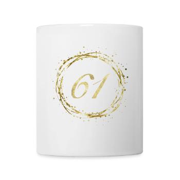 61 - Tasse - Weiß - Vorne