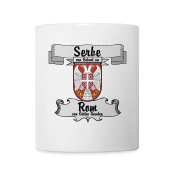 Serb by birth. Rome by the grace of God. - Mug - white - Front