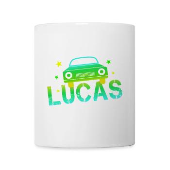 Lucas Geburtstag Lucas - Tasse - Weiß - Vorne