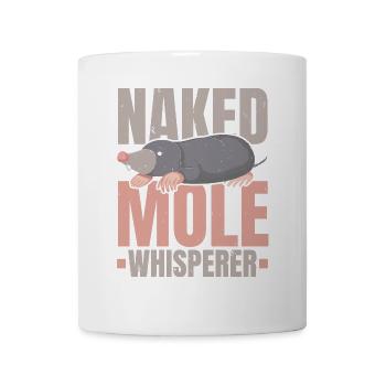 Nackter Maulwurf Flüsterer Wildtier Tier Maulwurf - Tasse - Weiß - Vorne