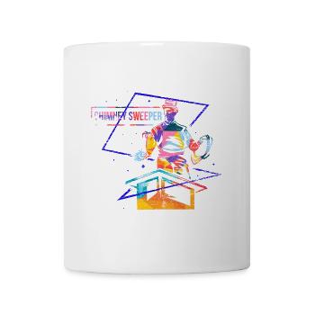 Flinker Schornsteinfeger Glücksbringer - Tasse - Weiß - Vorne