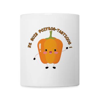 Ich bin ein tastischer Pfeffer - Tasse - Weiß - Vorne