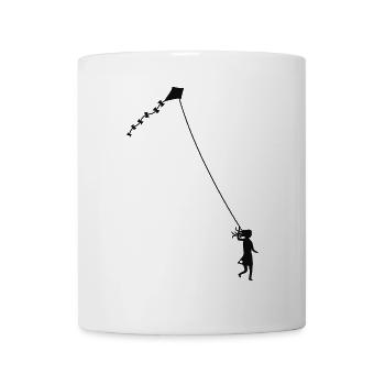 Let´s go fly a kite! - Tasse - Weiß - Vorne