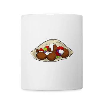 Falafel Kebab - Tasse - Weiß - Vorne