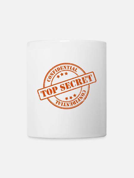 Top secret - Mug blanc - blanc