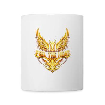 Feuervogel entfacht Glut - Tasse - Weiß - Vorne
