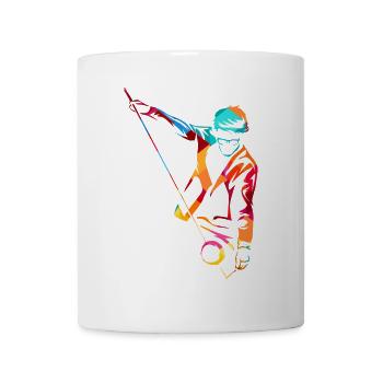 Geschickter Diabolo Zirkusspieler - Tasse - Weiß - Vorne