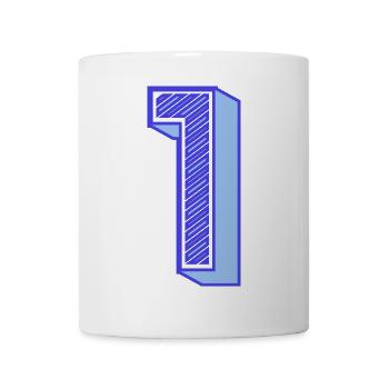 1. 1 JAHR. 1. JAHRESTAG. 1 JAHR GEBURTSTAG - Tasse - Weiß - Vorne