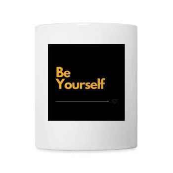 BE YOURSELF Selbstliebe - Tasse - Weiß - Vorne