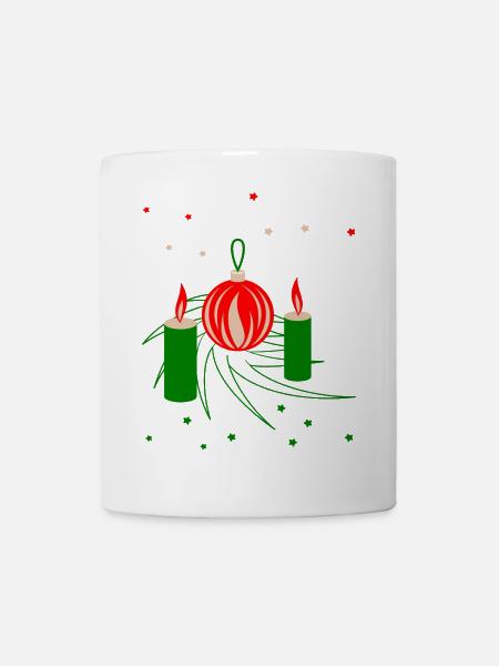 Advent - Tasse - Weiß