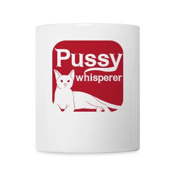 Pussy Whisperer Katzen Flüsterer - Tasse - Weiß - Vorne